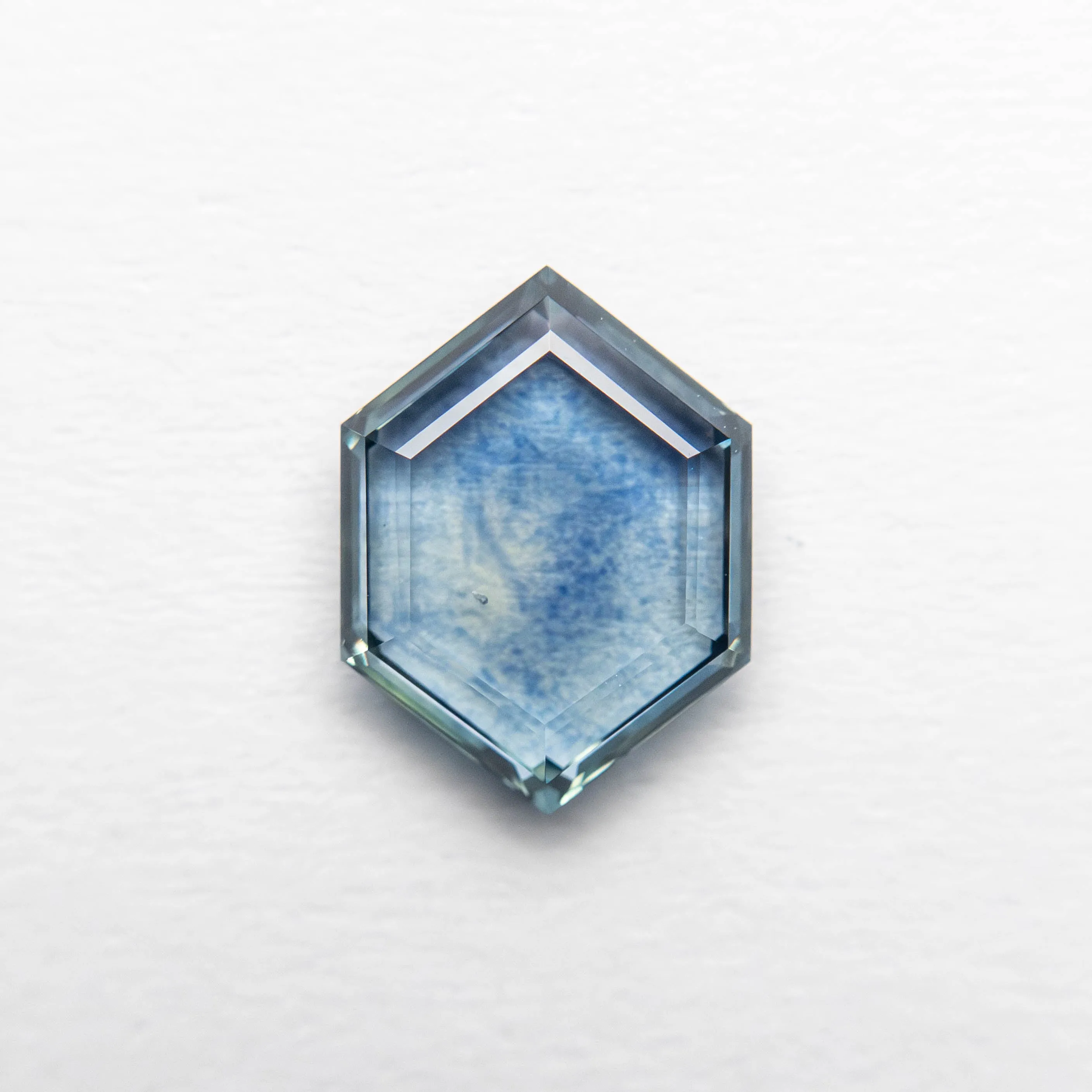 1.12ct 8.06x6.02x2.09mm Hexagon Portrait Cut Sapphire 23474-38