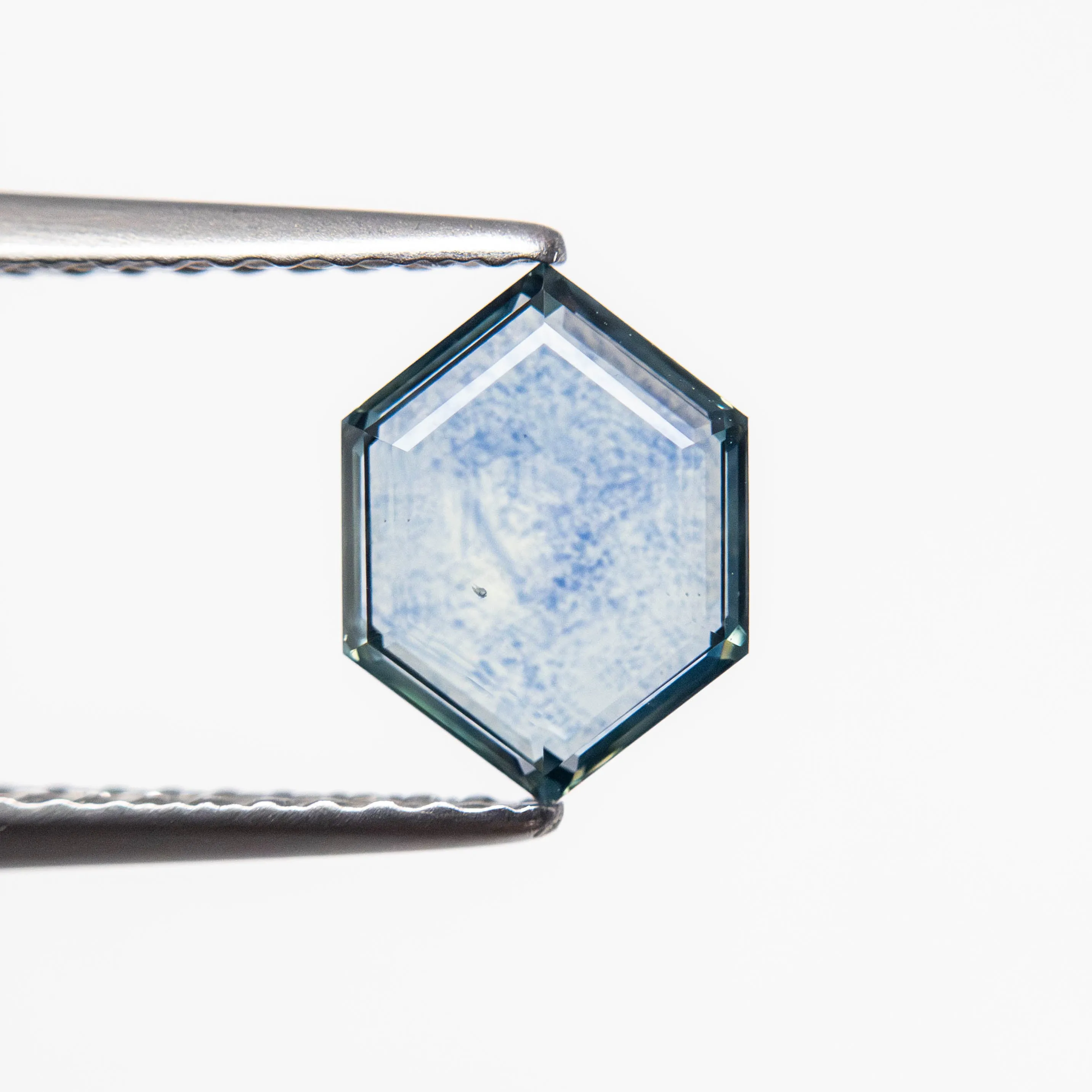 1.12ct 8.06x6.02x2.09mm Hexagon Portrait Cut Sapphire 23474-38