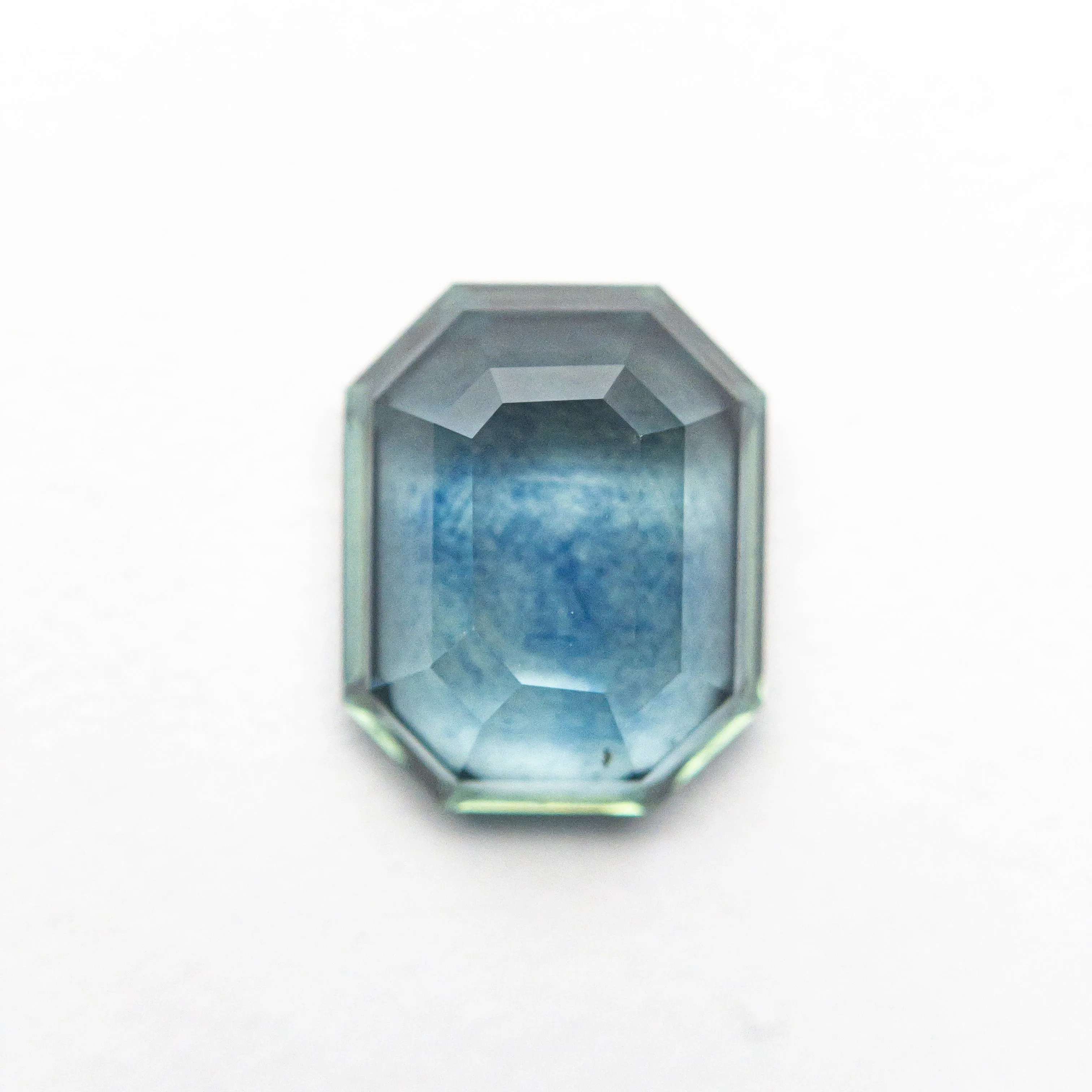 2.08ct 8.14x6.51x3.16mm Cut Corner Rectangle Rosecut Sapphire 21603-21