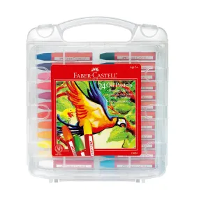 24 Oil Pastels In Storage Case