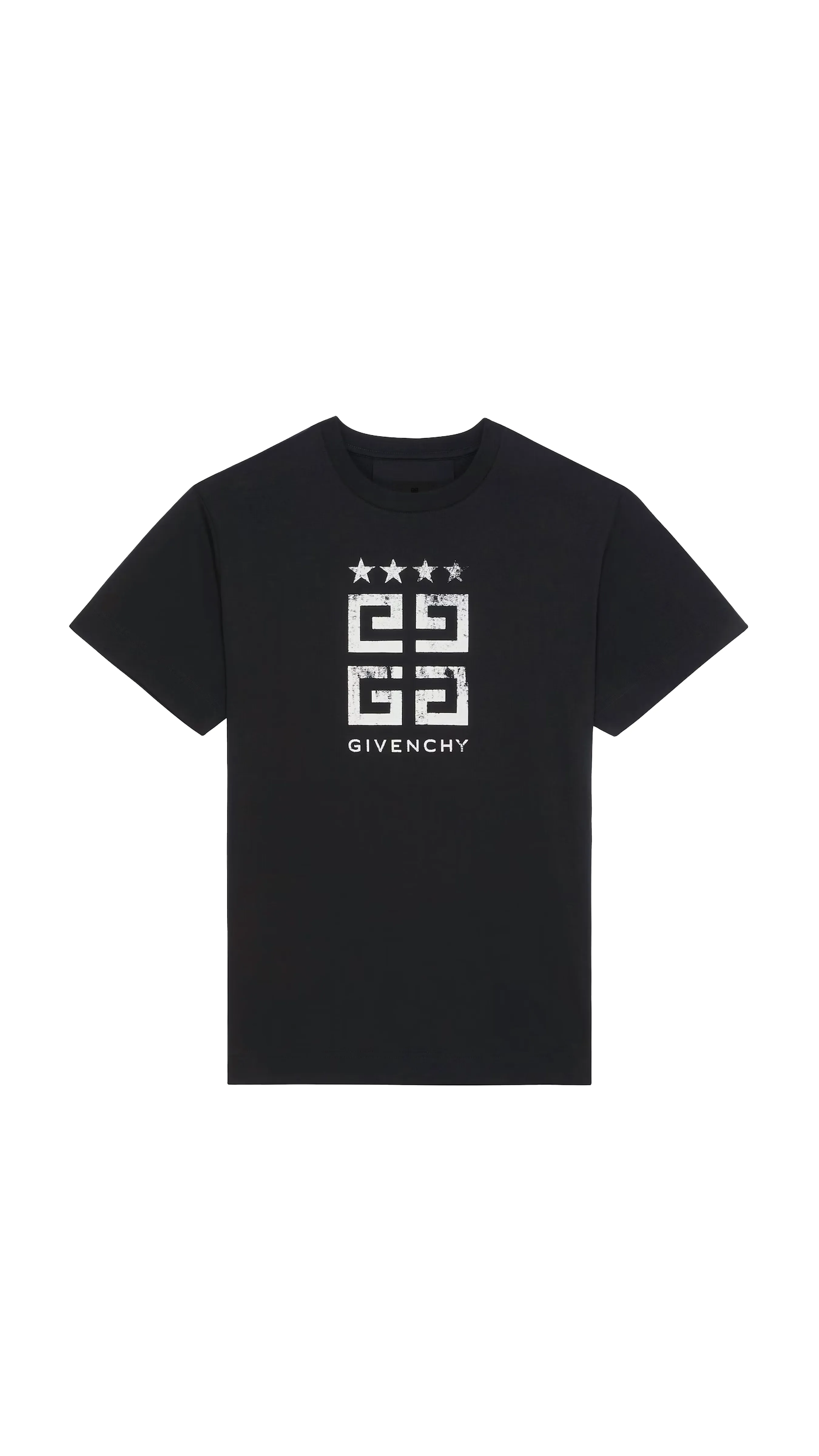 4G Stars Slim Fit T-shirt - Black