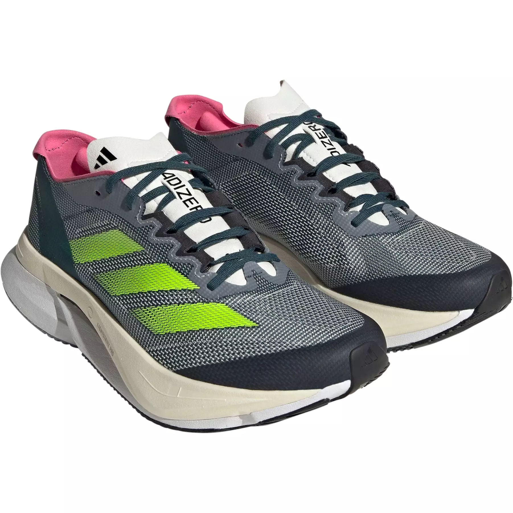 adidas Adizero Boston 12 Womens Running Shoes - Grey