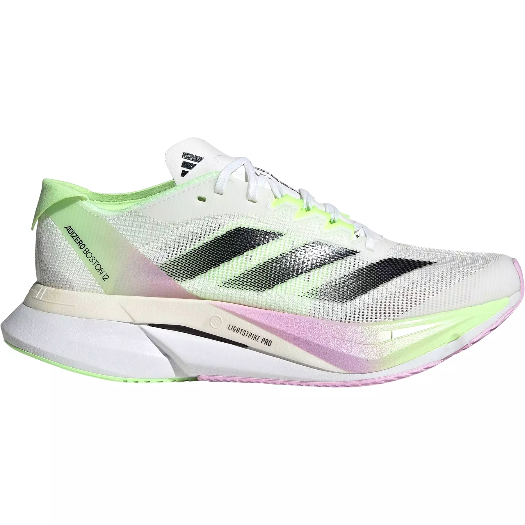 adidas Adizero Boston 12 Womens Running Shoes - White