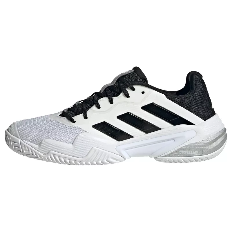 Adidas Barricade 13 Mens Tennis Shoes - White/Core Black/Grey Three