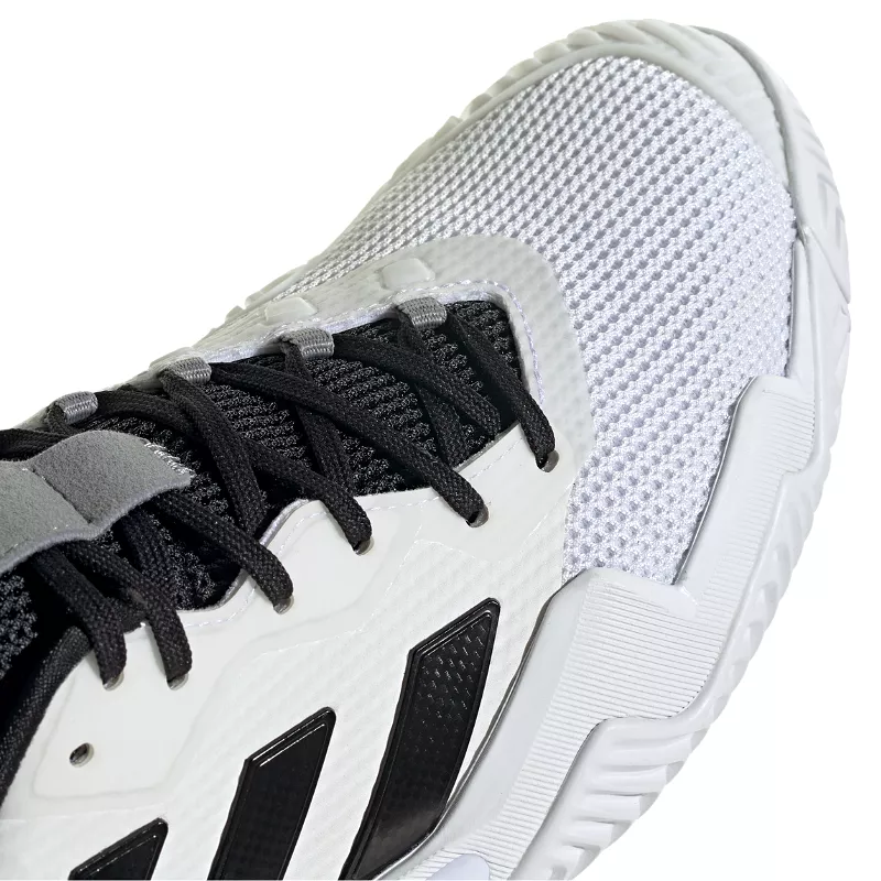 Adidas Barricade 13 Mens Tennis Shoes - White/Core Black/Grey Three