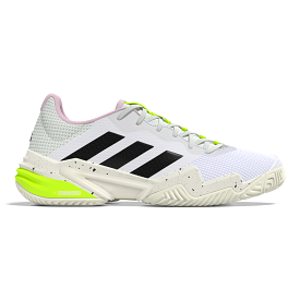 Adidas Barricade 13 Women Tennis Shoes - White/Black/Jade