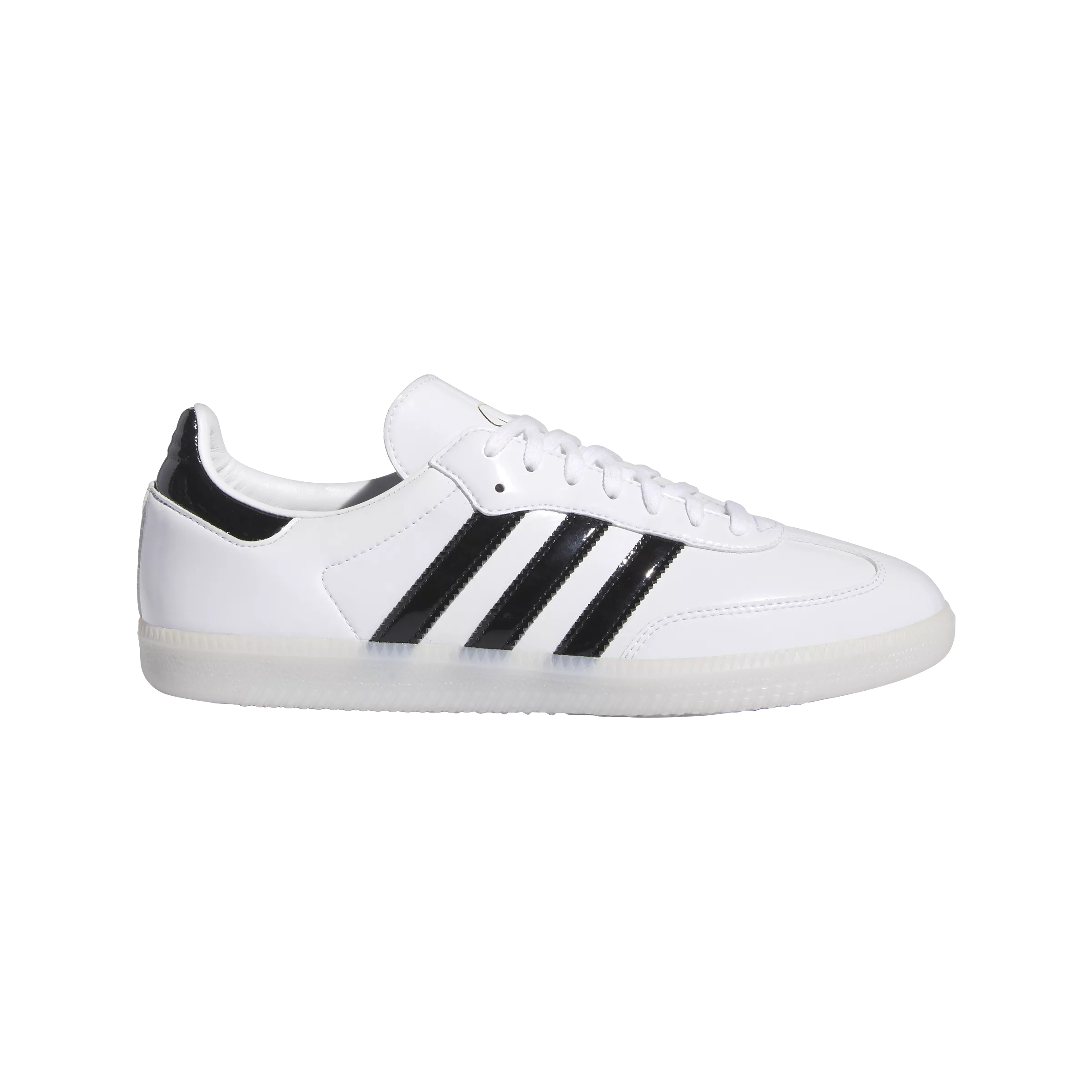 Adidas Dill Samba Patent Leather - Cloud White/Core Black/Gold Metallic