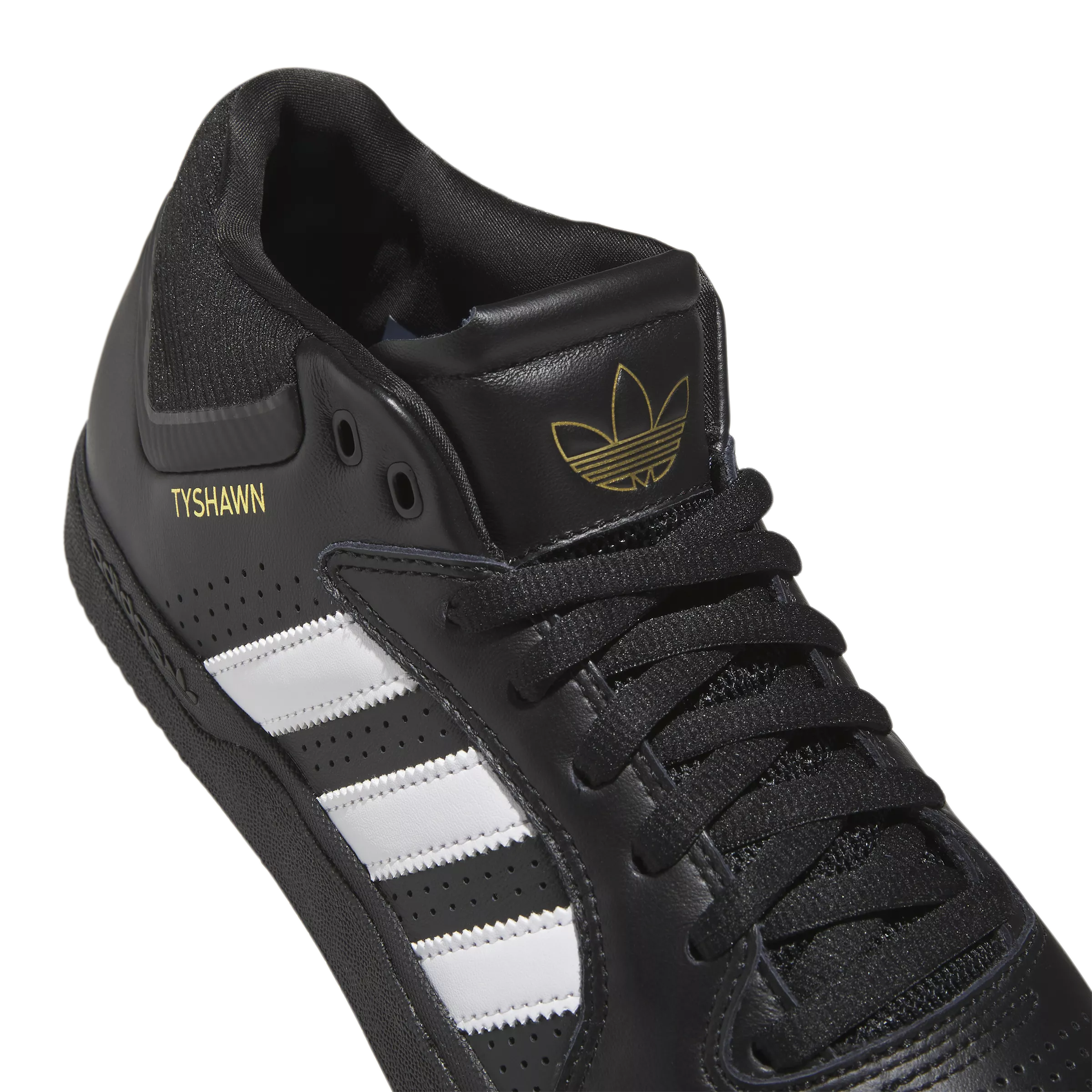 Adidas Tyshawn - Core Black/Cloud White/Gold Metallic