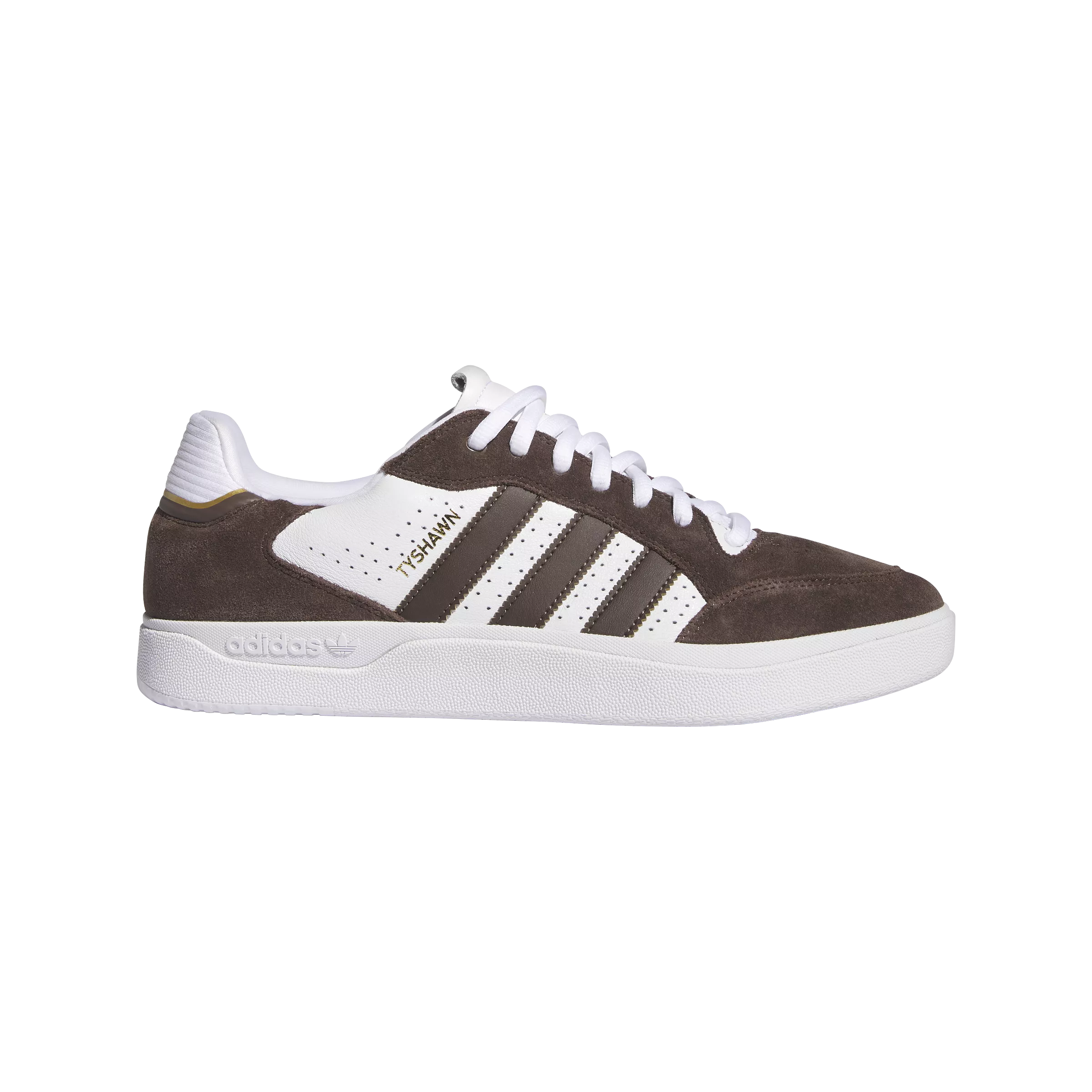 Adidas Tyshawn Low - Brown/White/Gold Metallic