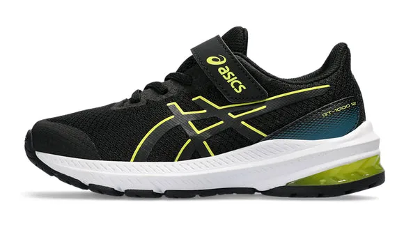 Asics Gt-1000 12 PS - Black/Bright Yellow (Kids)