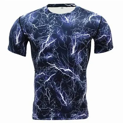 Base Layer Camouflage Crossfit Fitness Quick Dry Tight T-Shirts Tops & Tees