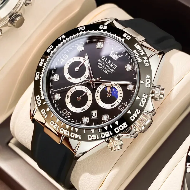 Chronograph Waterproof Luminous Multifunction Men's Quartz Watch