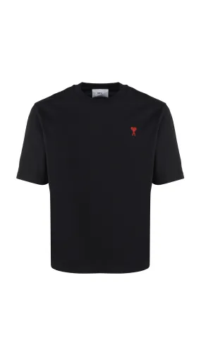 Cotton T-shirt With Logo - Black