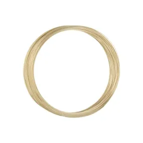 Craft Wire, Round 28 Gauge Half Hard, Gold Filled (1/2 Troy Ounce)