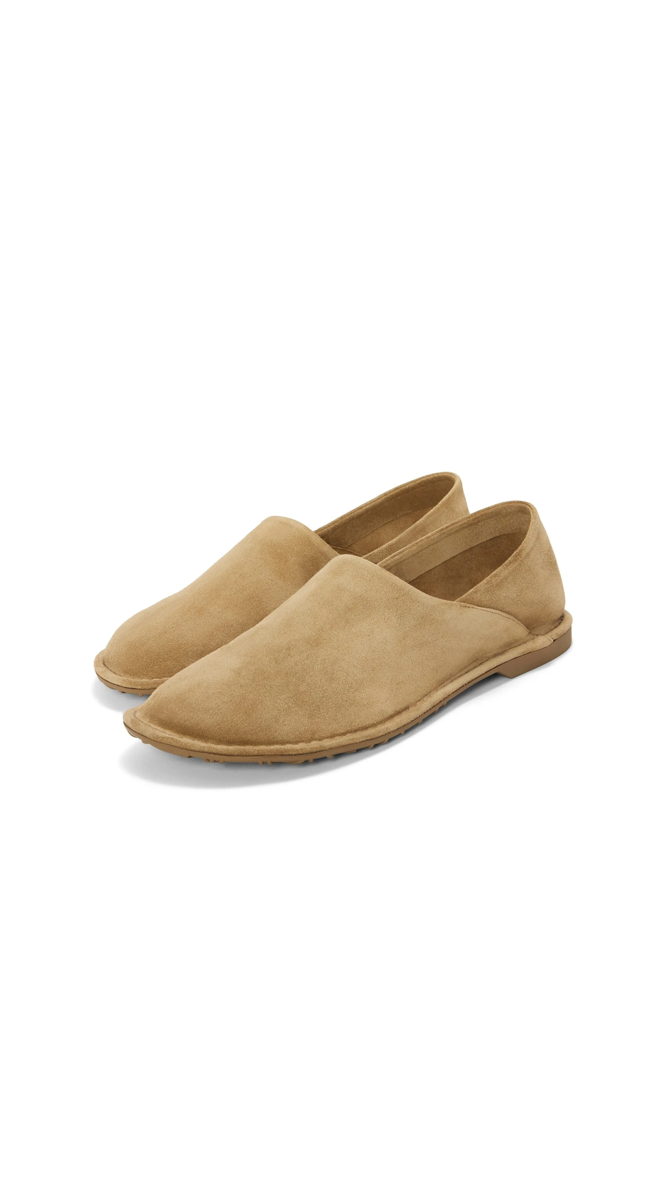 Folio Slipper In Suede Calfskin - Sughero