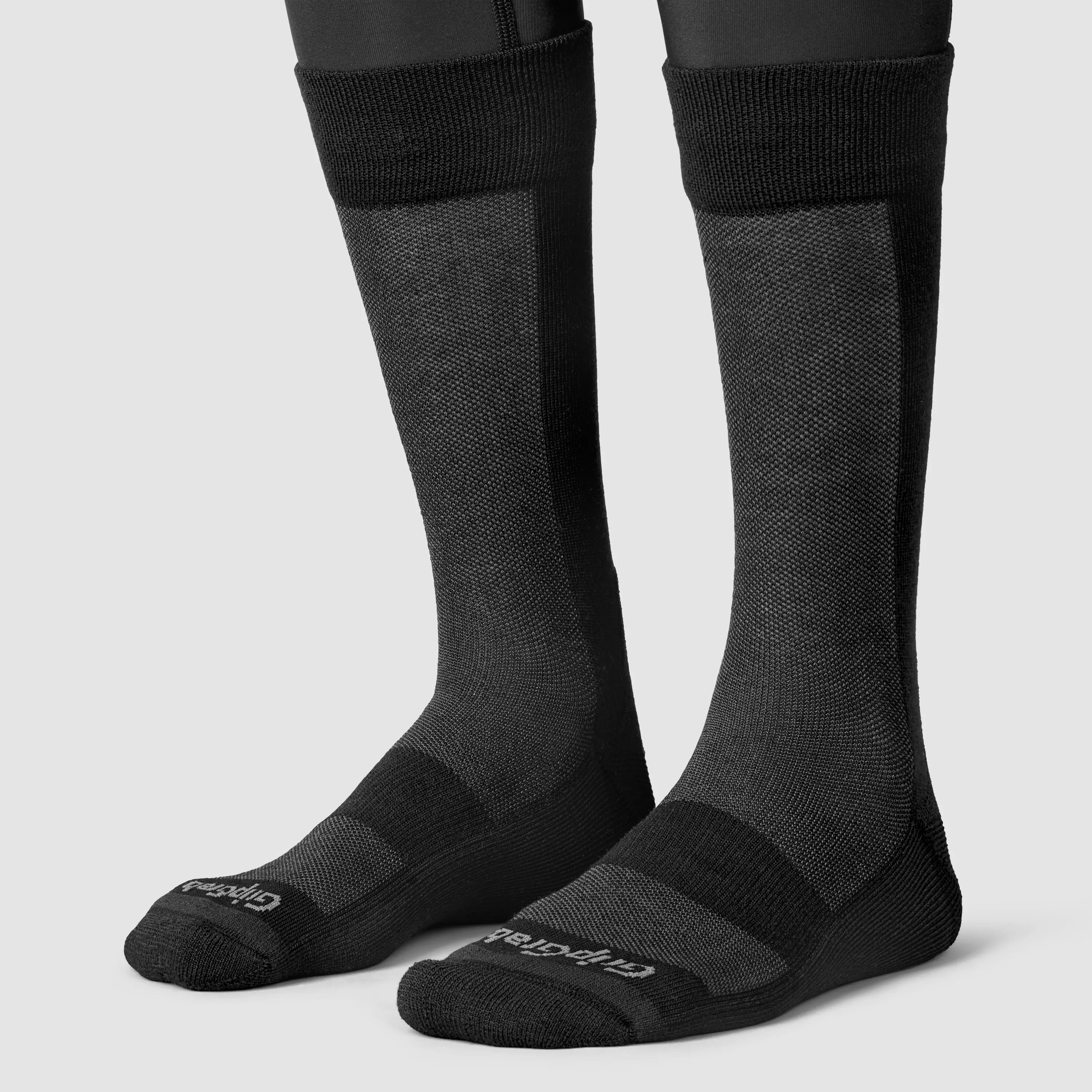 Gripgrab Alpine Merino High Cut Winter Socks Black | Buy Gripgrab Alpine Merino High Cut Winter Socks Black here | Outnorth