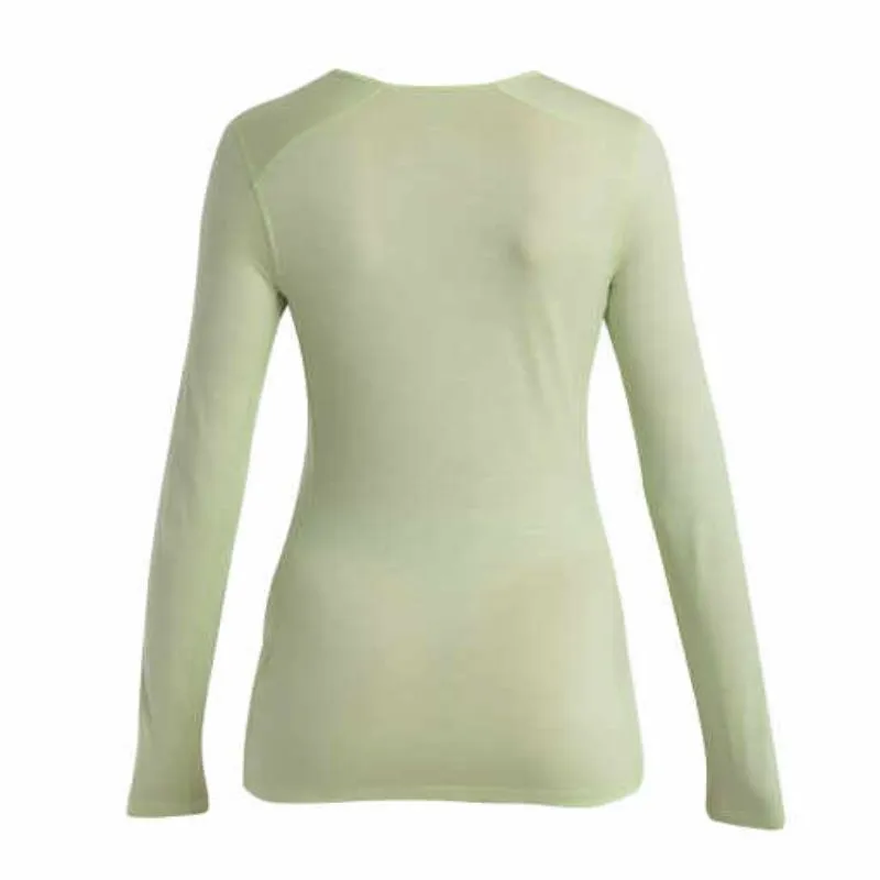 icebreaker Merino Base Layer Women's 200 Oasis Long Sleeve Crewe - Glazen