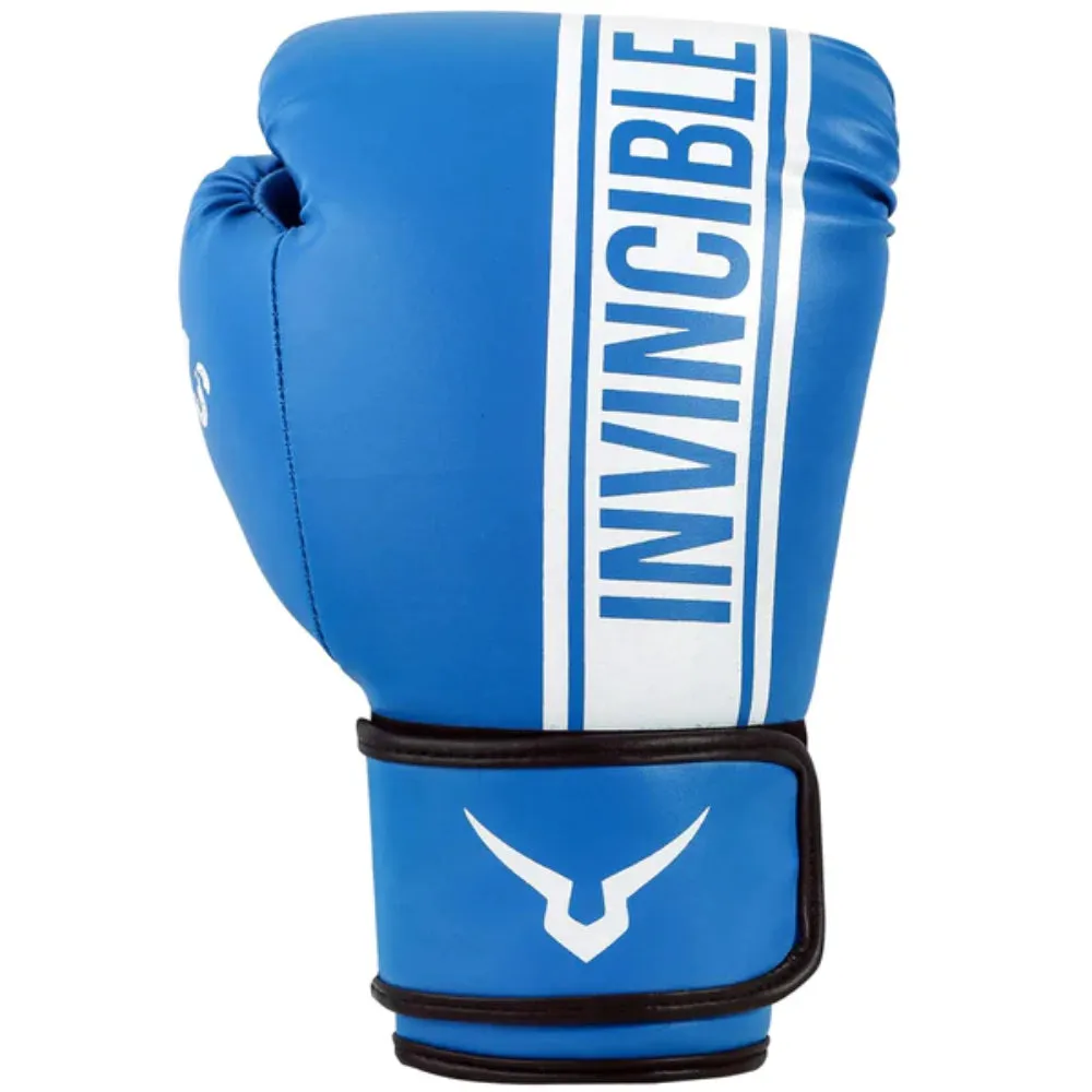 Invincible Tejas Fitness Training Boxing Gloves (Blue/White)