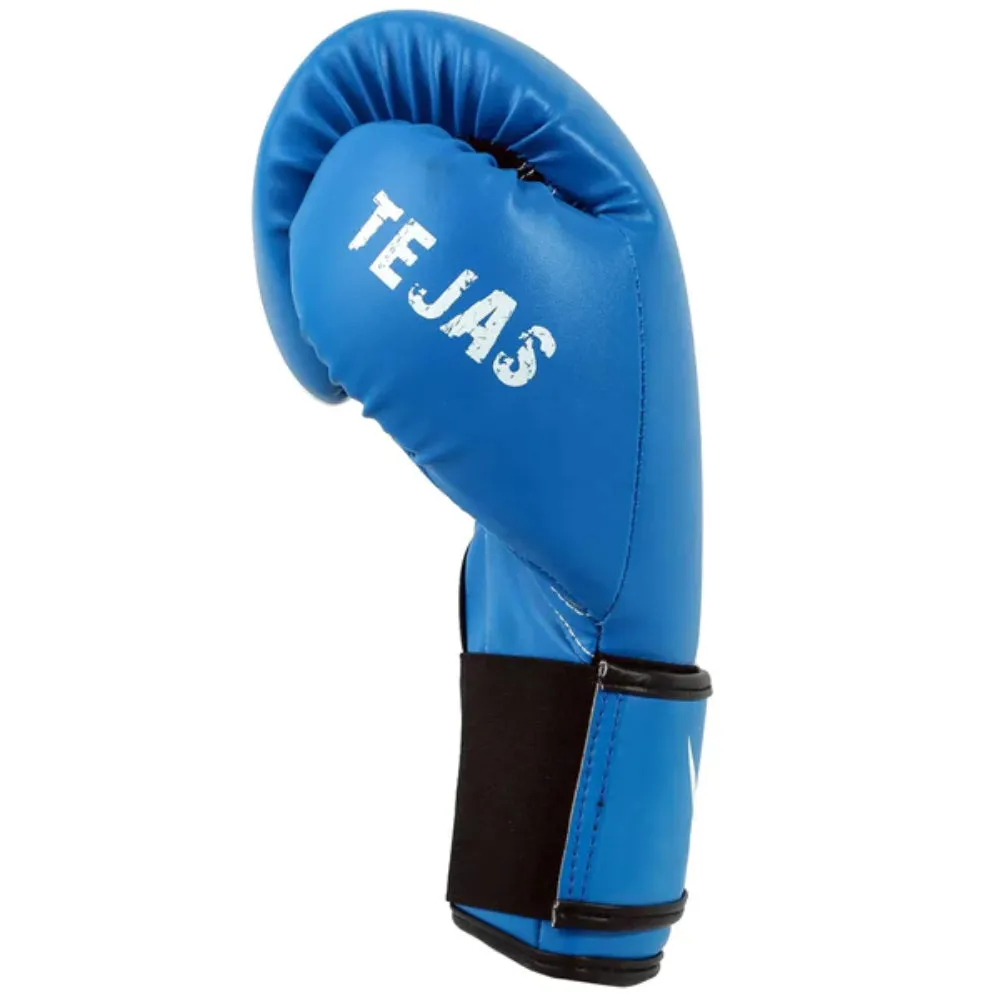 Invincible Tejas Fitness Training Boxing Gloves (Blue/White)