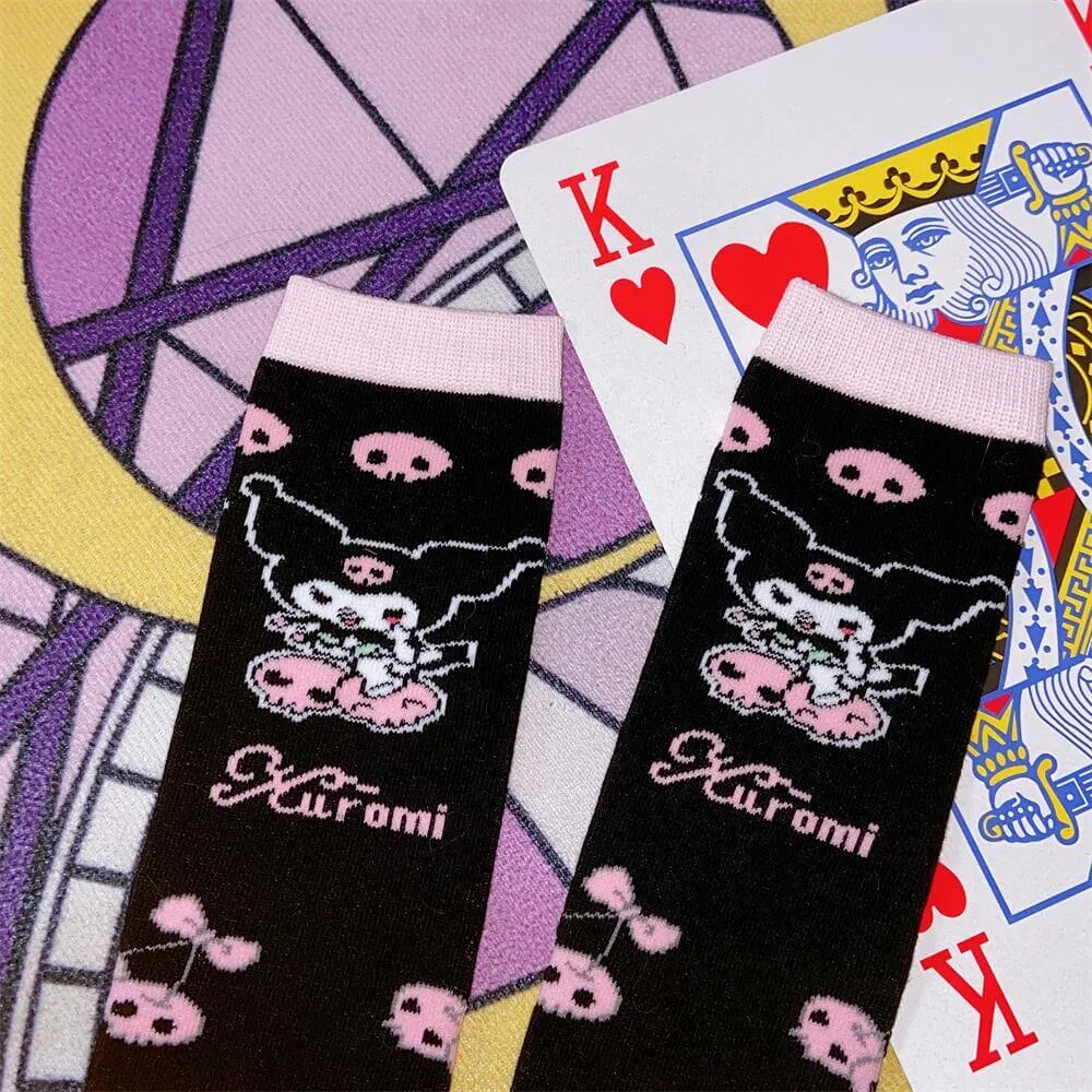 Japanese Harajuku cartoon sleeve gloves  by9093