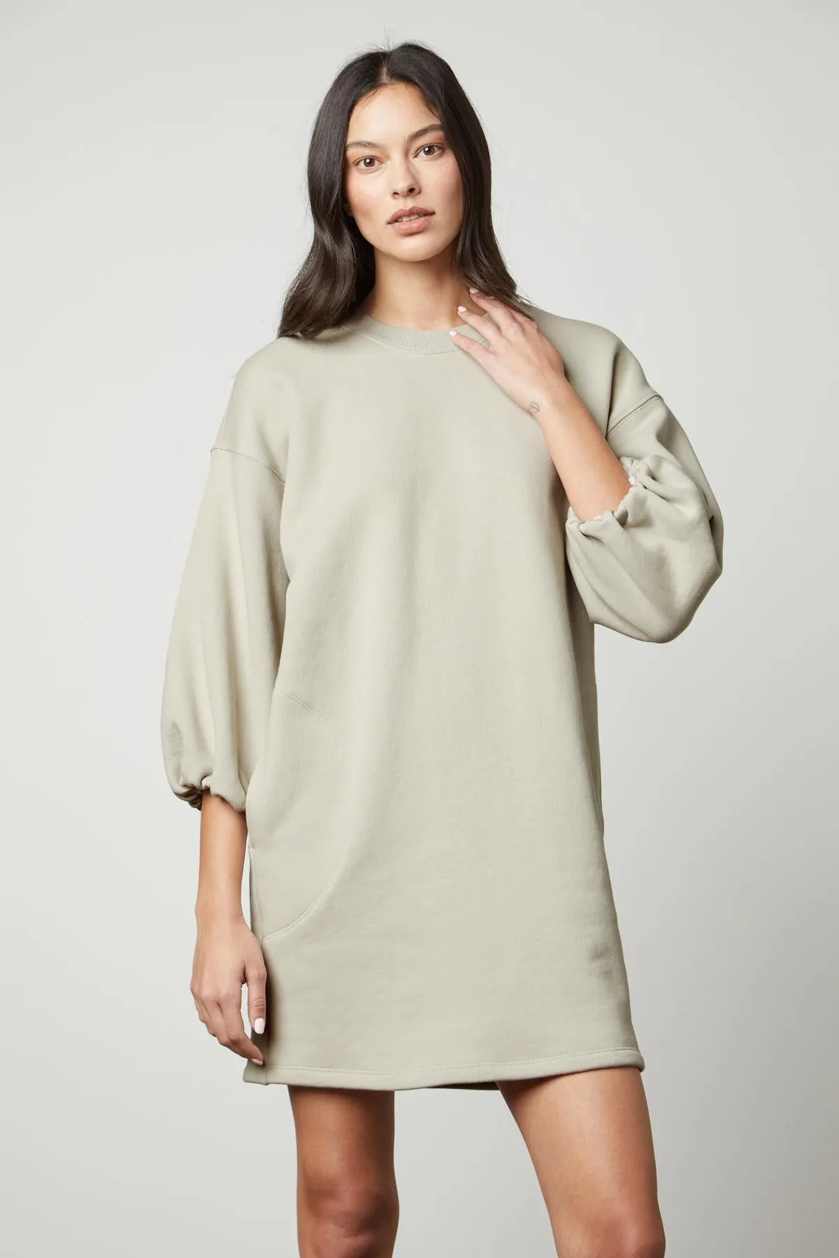 JENSEN PUFF SLEEVE DRESS