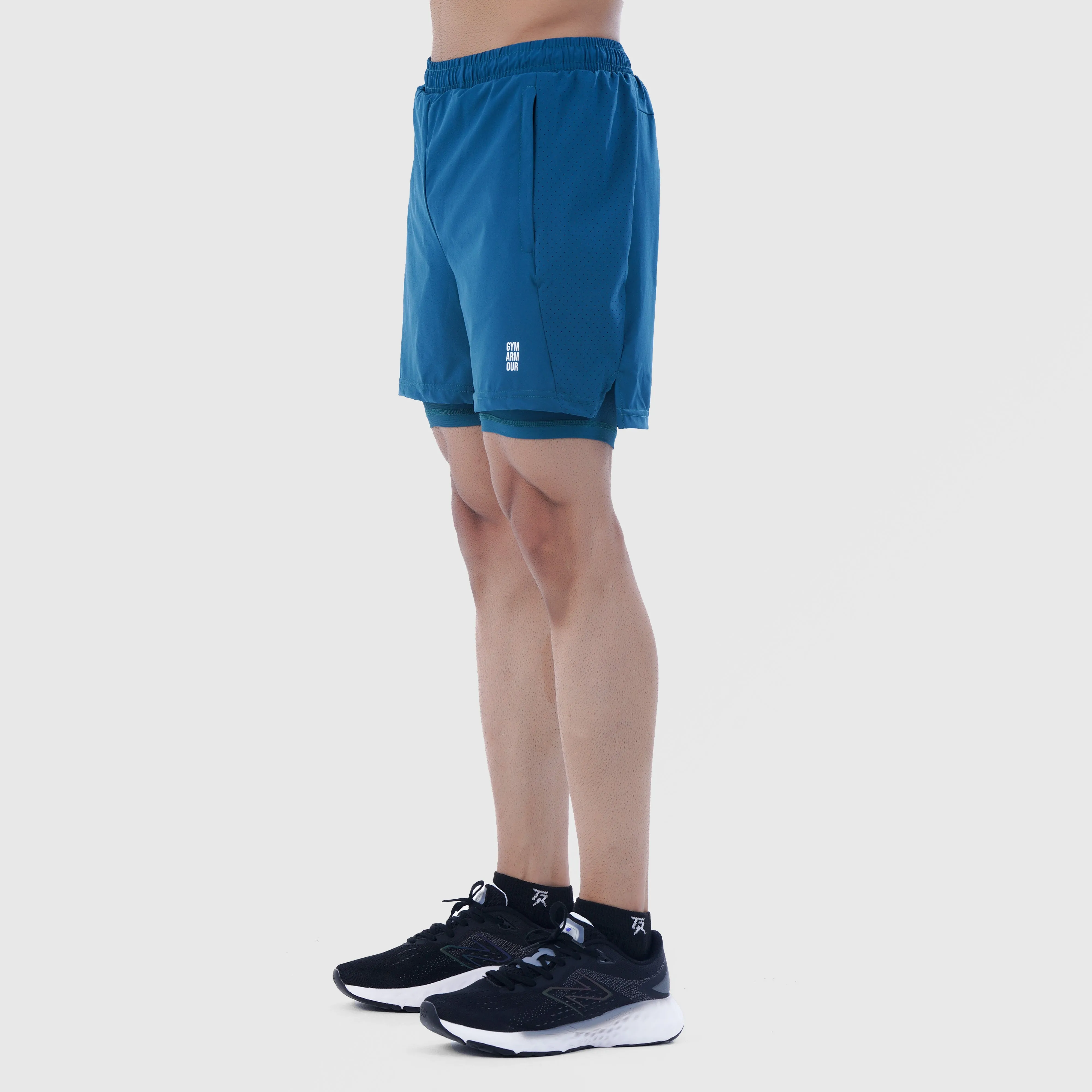 Laser Grip Shorts (Teal)