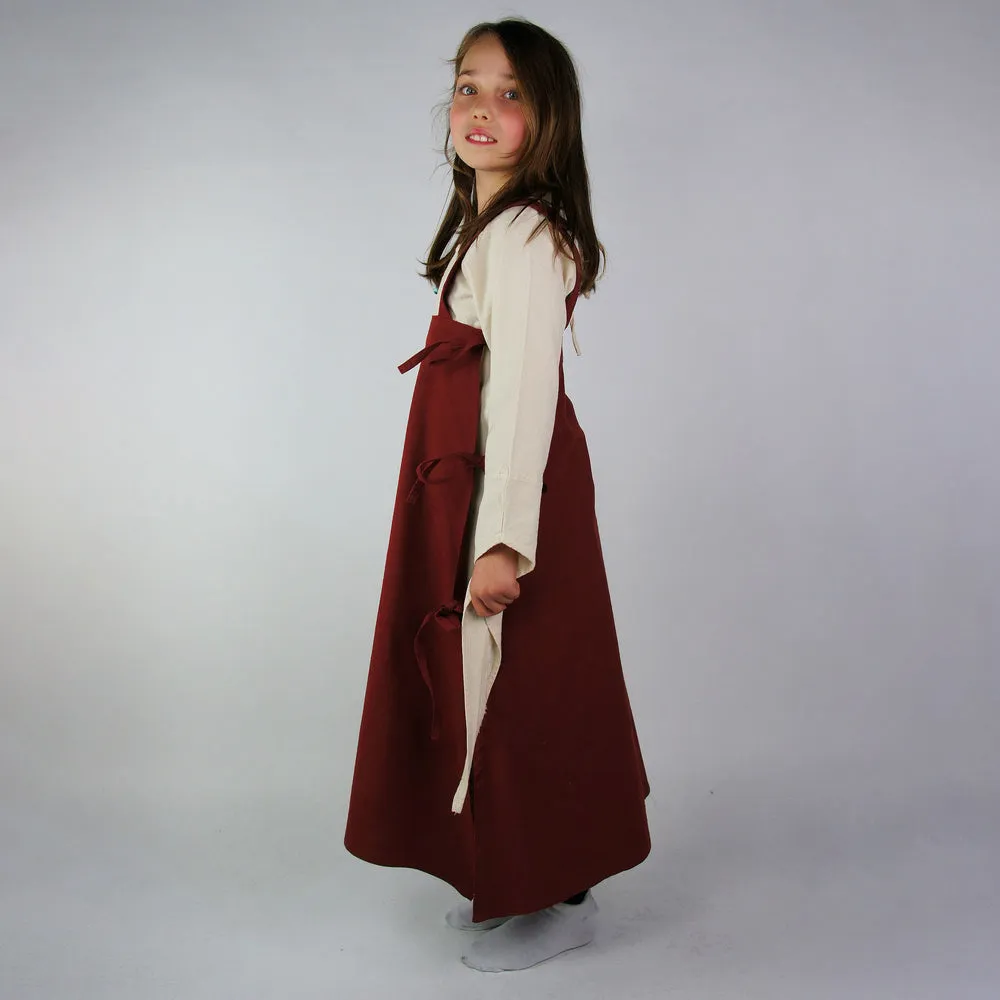 Little Shieldmaiden's Red Overdress