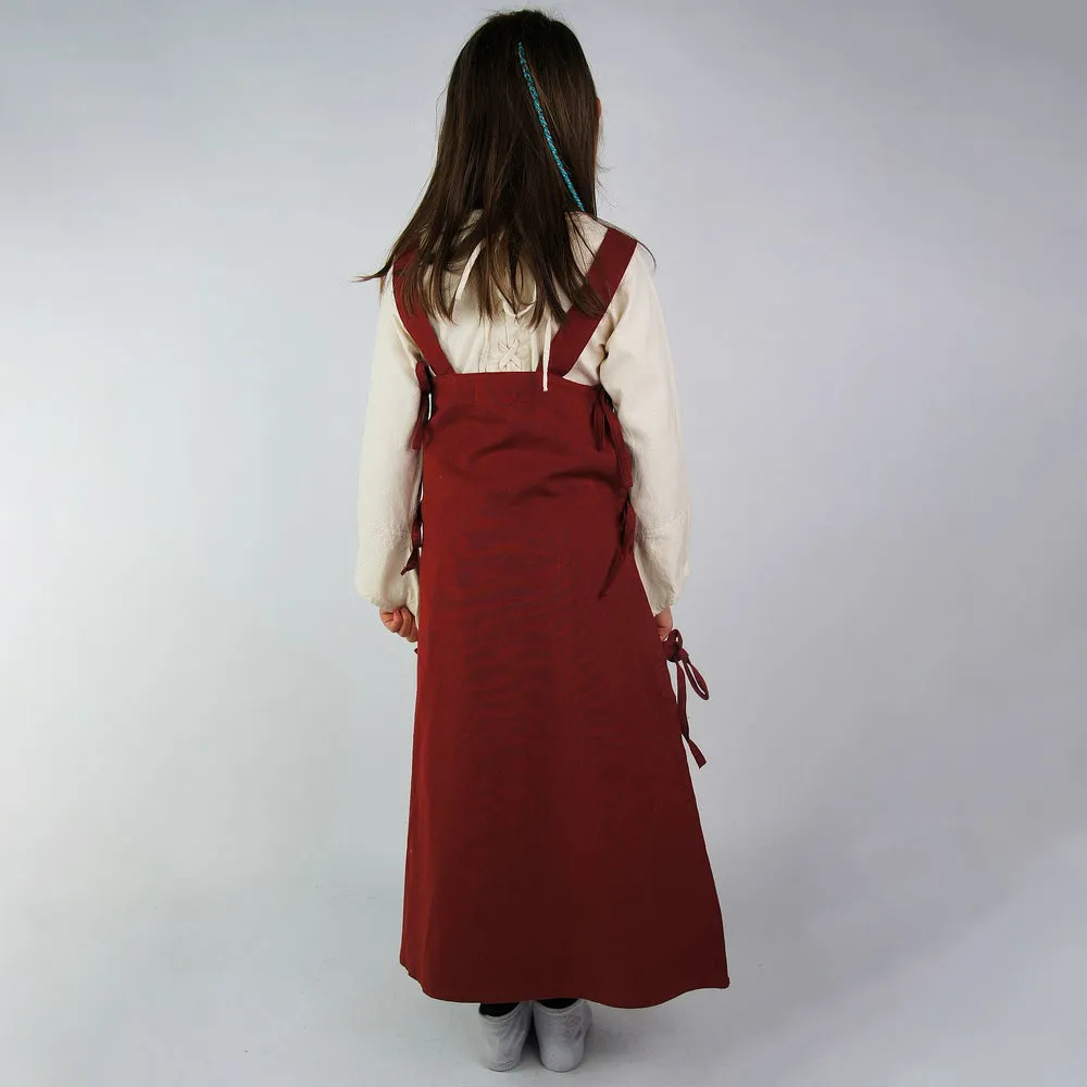 Little Shieldmaiden's Red Overdress