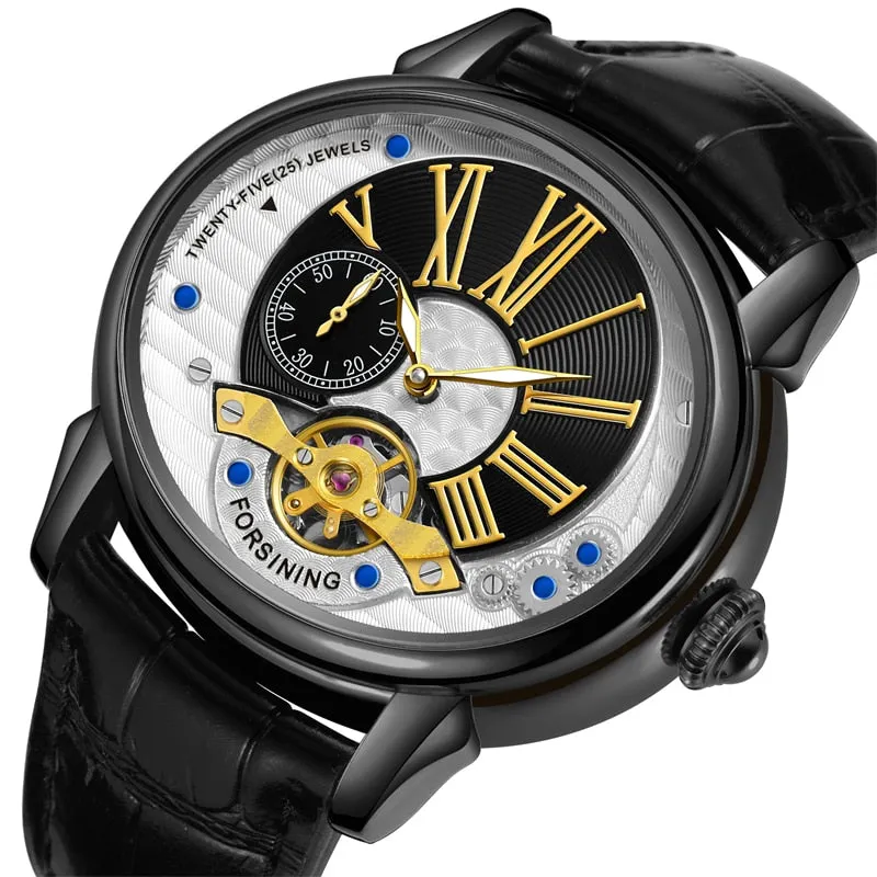 Men's Luxury Flying Tourbillon Waterproof Automatic Mechanical Wristwatch