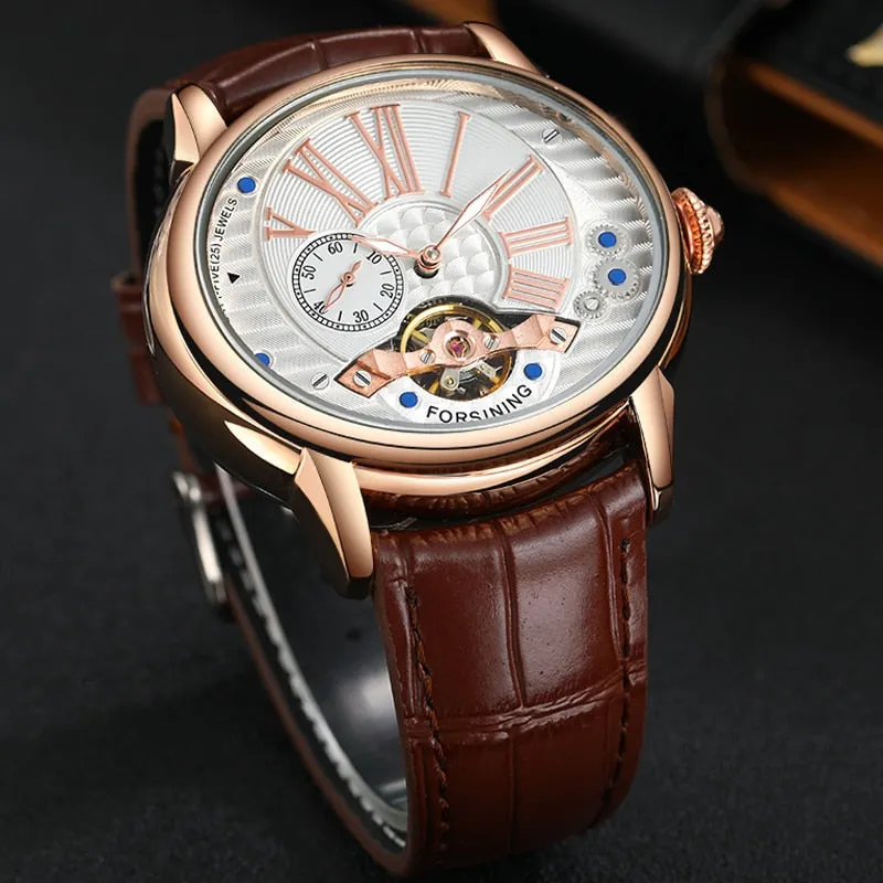 Men's Luxury Flying Tourbillon Waterproof Automatic Mechanical Wristwatch