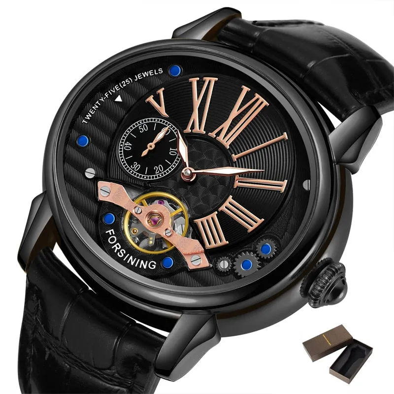 Men's Luxury Flying Tourbillon Waterproof Automatic Mechanical Wristwatch