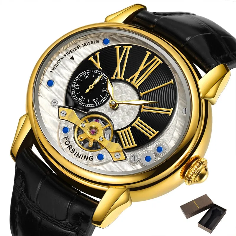 Men's Luxury Flying Tourbillon Waterproof Automatic Mechanical Wristwatch