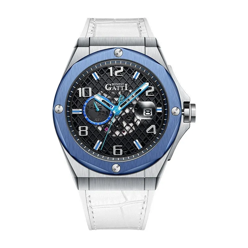 Men's Sapphire Business Style Automatic Mechanical Waterproof Watch