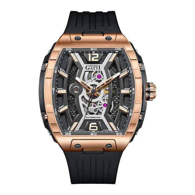 Men's Sapphire Glass Automatic Self-Wind Mechanical Waterproof Wristwatch