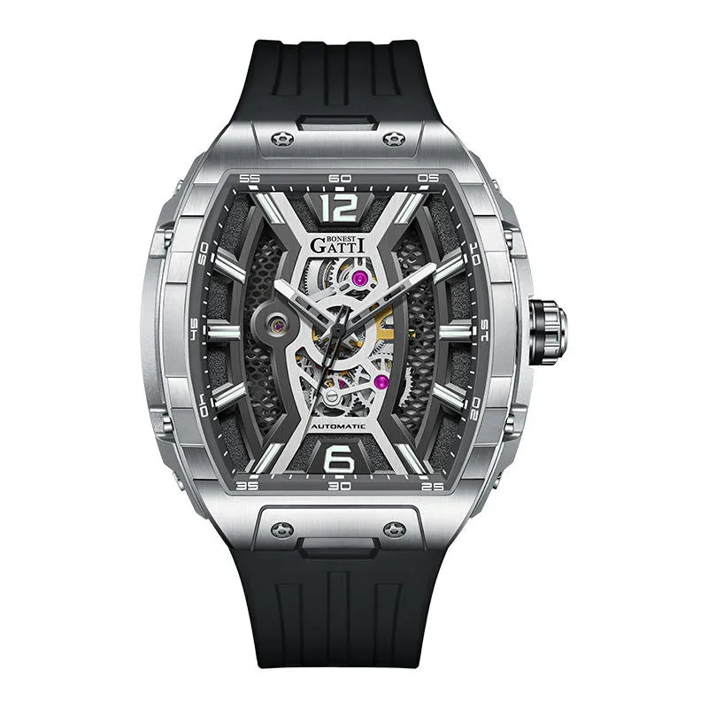 Men's Sapphire Glass Automatic Self-Wind Mechanical Waterproof Wristwatch