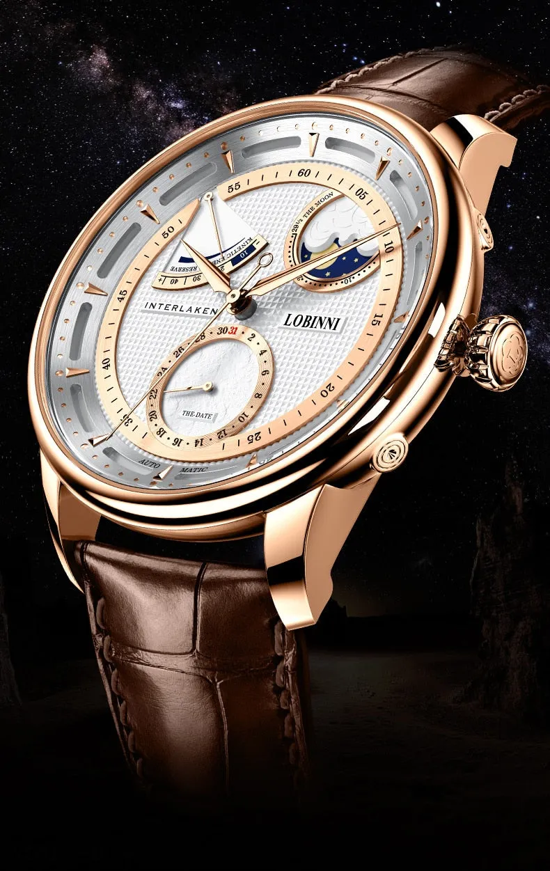 Men's Sapphire Waterproof Luminous Seagull Automatic Mechanical Watch