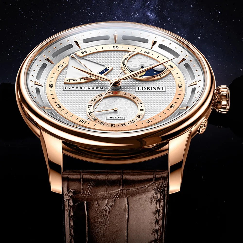 Men's Sapphire Waterproof Luminous Seagull Automatic Mechanical Watch