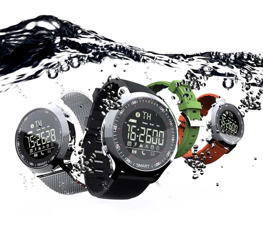 Men's Waterproof Swimming Bluetooth Outdoor Sport Smartwatch with Pedometer