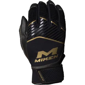 Miken Adult Batting Gloves: MBGGLD