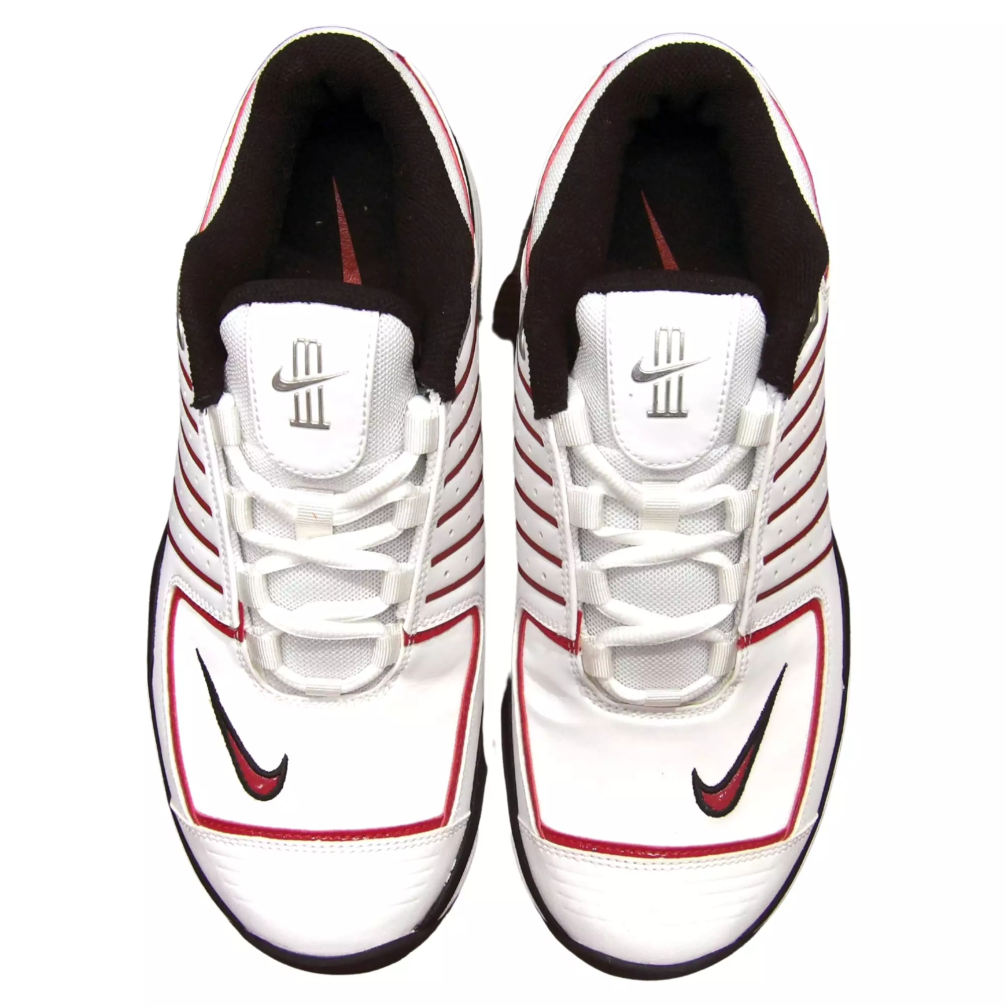 Nike Cricket Shoes, Model Air Max Go - White/Red