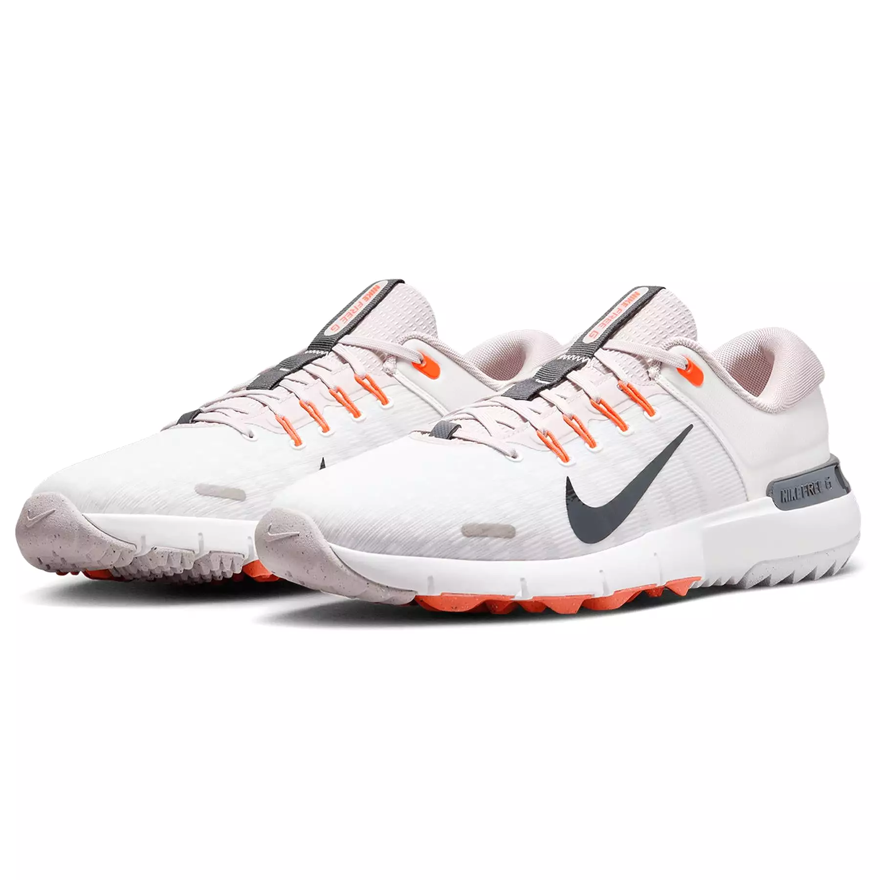 Nike Free Golf Shoes White/Red - SU24