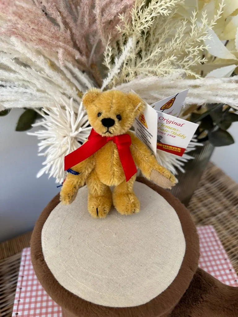 Nostalgia Gold Mohair Miniature 10 cm Teddy Bear