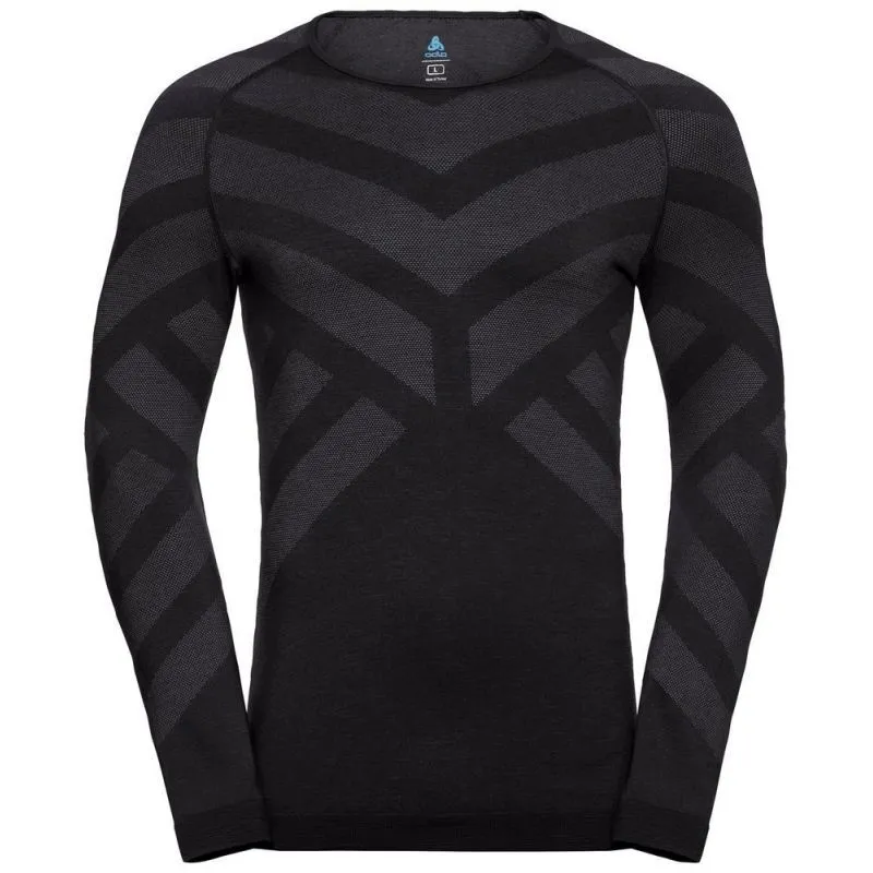 Odlo  Natural + Kinship Warm - Long Sleeve Base layer Top - Uomo