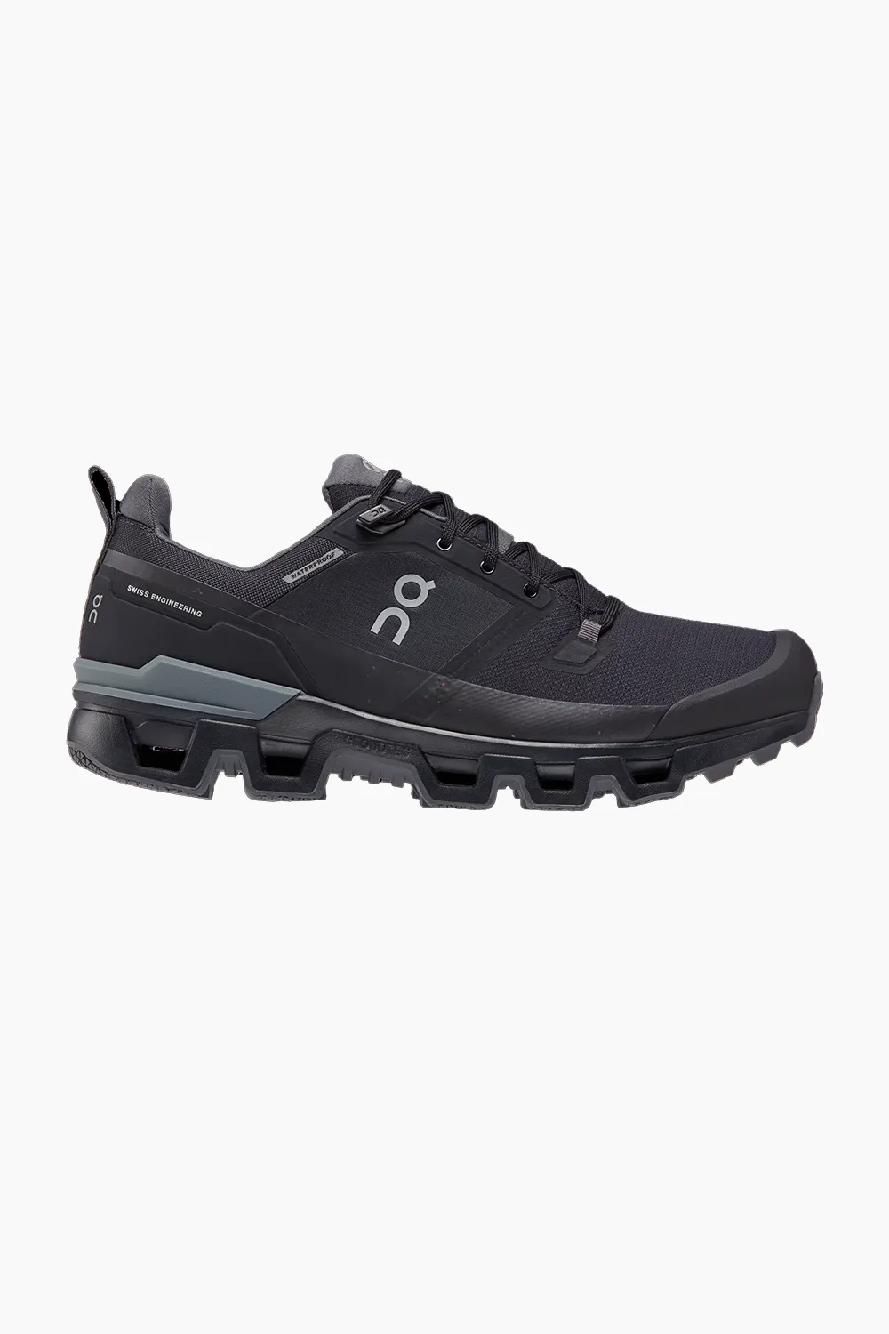 ON Men's Cloudwander Waterproof in Black/Eclipse