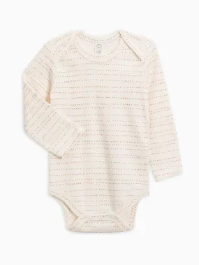 Organic Baby River Bodysuit - Pebble / Cider