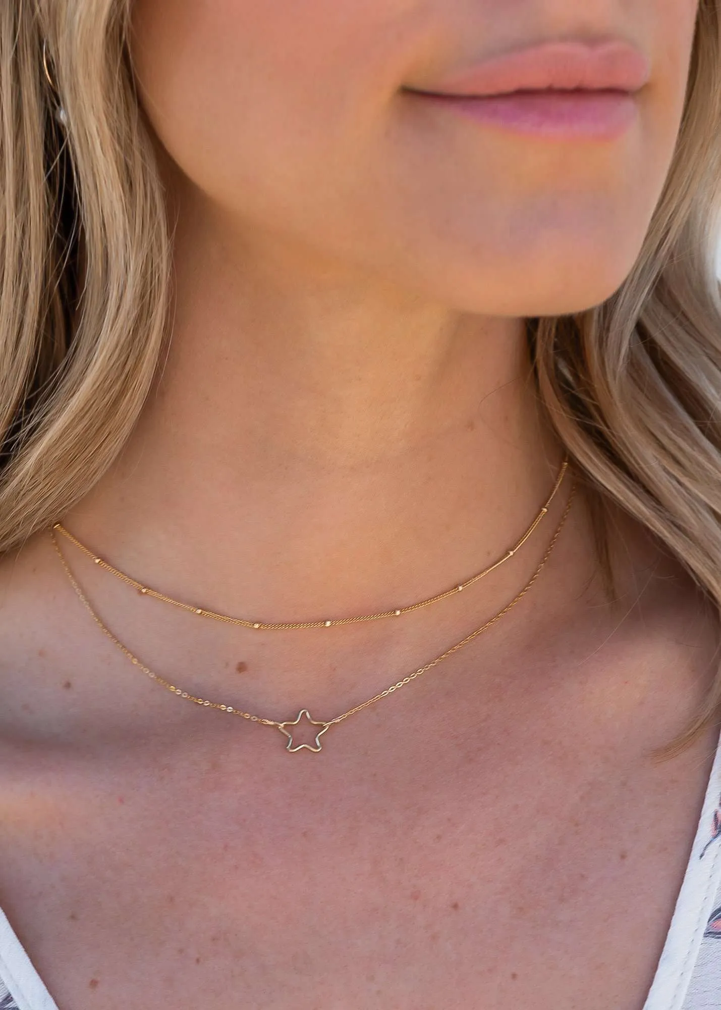 Star Outline Necklace