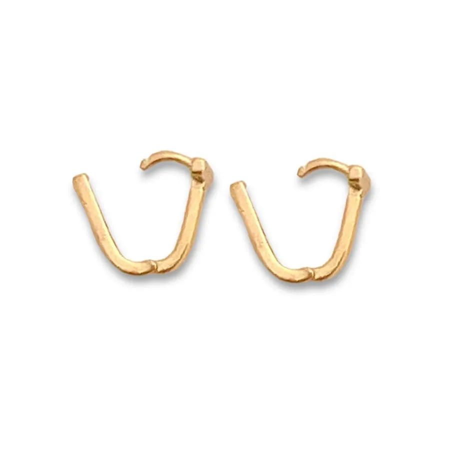 T dainty earrings gold-filled