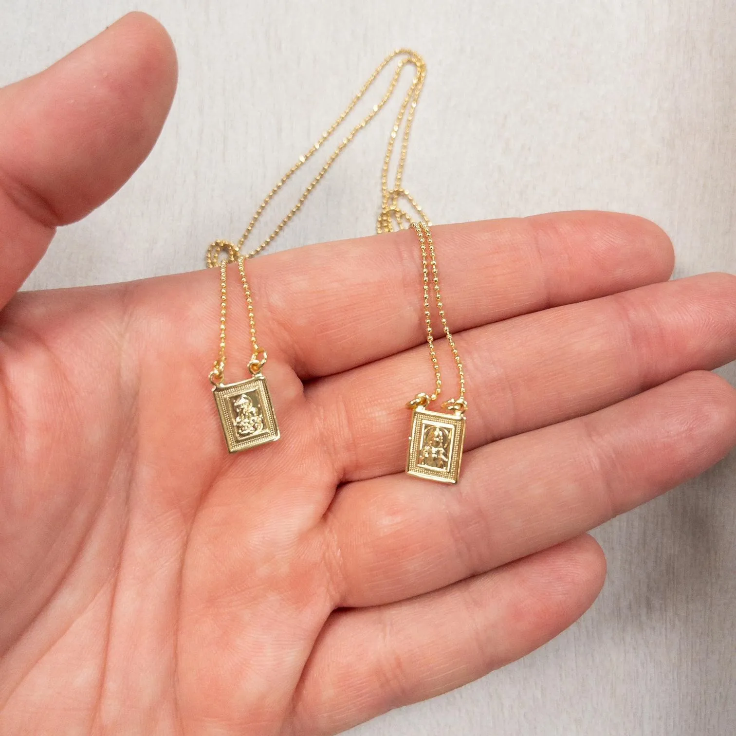 Tiny Scapular Necklace