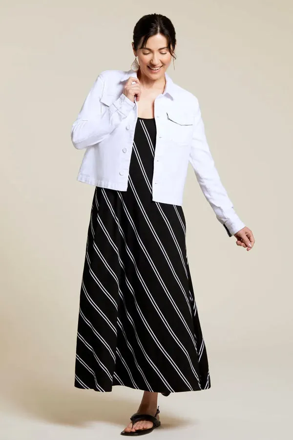 Tribal Striped Maxi Dress