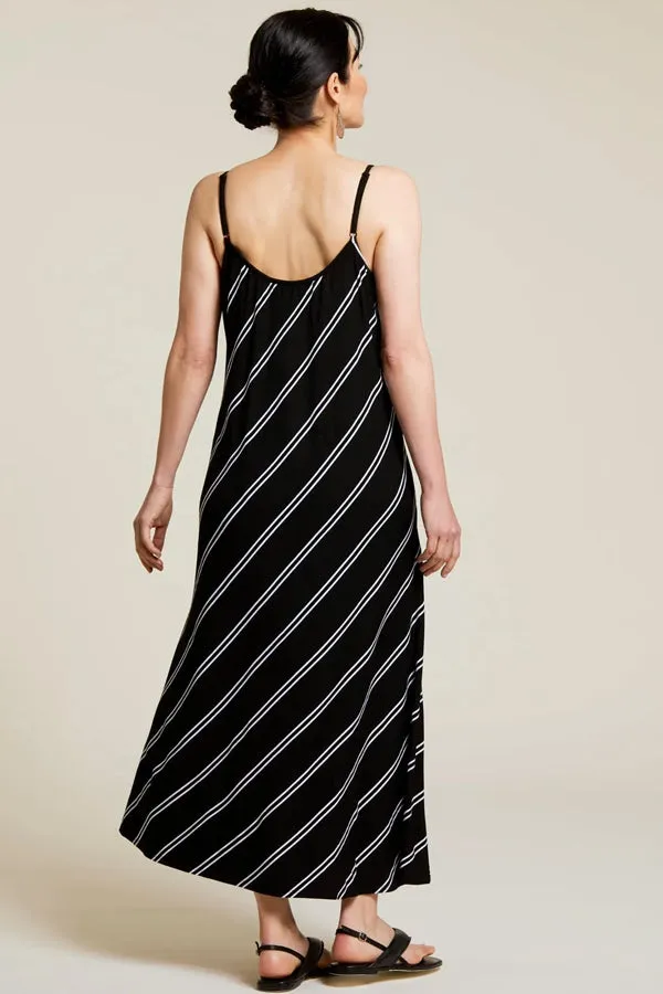 Tribal Striped Maxi Dress